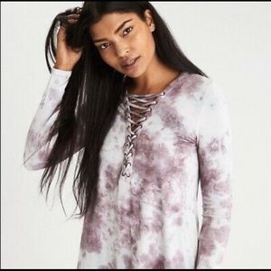 American Eagle Soft & Sexy Tie-Dye Top